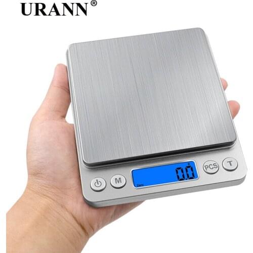 Stainless Steel Digital Kitchen Scales 3kg/0.5kg Electronic Precision postal Food Diet scale for Cooking Baking Measure Tools
