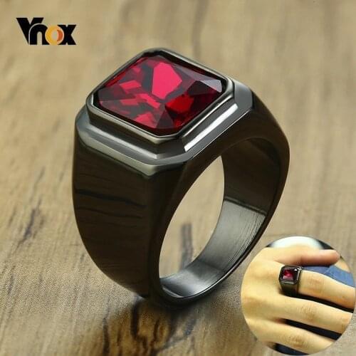 VNOX Punk Rings For Men China