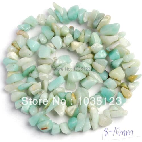 High Quality 5-8mm Natural Mixed Amazonite Freeform Gravel DIY Gems Loose Beads Strand 16" Jewelry Making Free Shipping w352