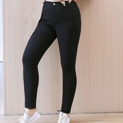 Summer Women Pants Plus Size 7XL 150KG Beach Wear Solid Color Women Long Trousers Female Korean High Waist Pants