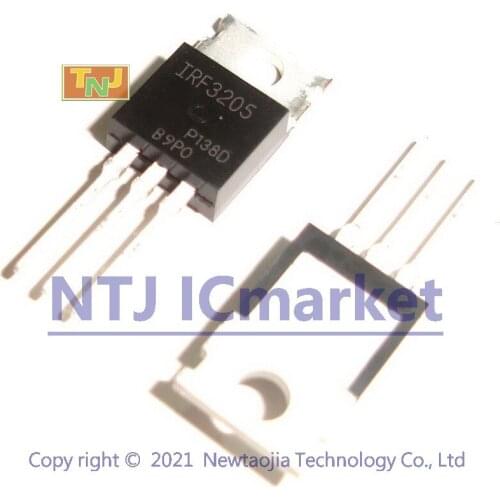 10 PCS IRF3205 TO-220 F3205 IRF3205PBF Power MOSFET NEW Transistor