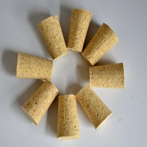 100pcs/lot Red Wine Cork Reusable Portable Sealing Wine Conical Cork Beer Bottle Cover cap