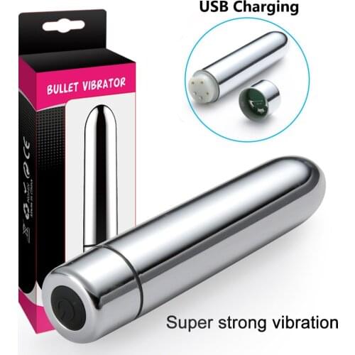 12 Modes Bullet Vibrator USB Charge Dildo Vibrator Sex Toys For Women G-spot Clitoris Stimulator Vagina Massager Adult Products