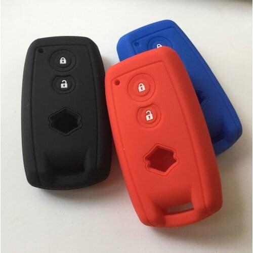 2 Button Silicone Remote Key Cover For Suzuki SX-4 XL-7 Swift SCORSS Grand Vitara Key Protector Holder