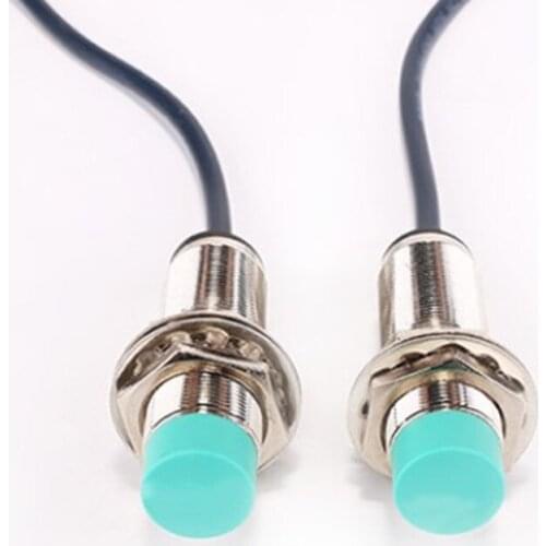 2PCS M12 NEW Waterproof sensor Waterproof proximity switch FA12M-5N1/D1/P1 Anti interference metal inductor NPN normally open