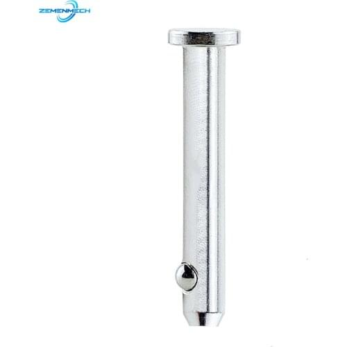 316 Stainless Steel Dowel Pin Flat Head Cylindrical Positioning Quick Release Ball Pin Retainer Farm Lawn Garden Marine Hardware