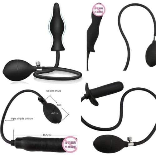 4 Models Anal Plug Butt Plug Expandable Anal Plugs Vestibular Inflatable Anal Dildos Masturbator Sex Toy for Male and Female