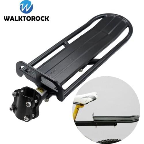 Aluminum Alloy Bike Rack Luggage Rear Carrier Trunk Road Bike MTB Cargo Rear Shelf Cycling Bicycle Racks for Bicycles MTB Bike