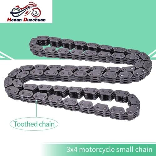 3x4 118L 118 Links 400cc Motorbike Timing Chain For Kawasaki KVF400A KVF400B KVF400C KVF400D Prairie 400 4x4 KVF 400 92057-1256