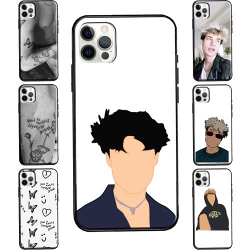 Jaden Hossler’s Tattoos For iPhone 12 Pro Max mini Case For iPhone 11 Pro Max XS 7 8 Plus X XR SE 2020 Cover