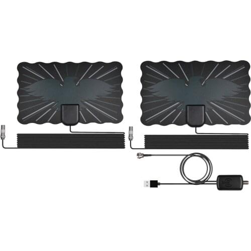 HDTV Antenna Digital Antenna TV Receiver Indoor 2000 Miles With Amplifier Booster DVB-T2 Satellite Receiver Clear Aerial