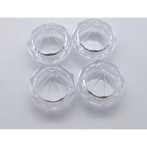 5g Empty Travel Refillable Bottles Transparent Diamond Cream Box RefillableCosmetic Case Cream Box F035