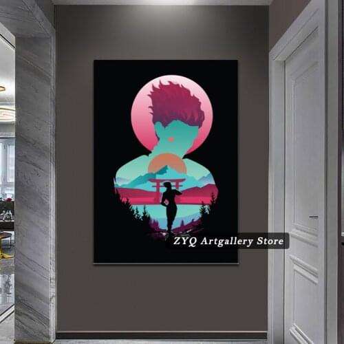 Hunter X Hunter Hisoka Anime Home Decor Canvas Poster Print Decoration Art High Quality Wall Picture Living Room Painting