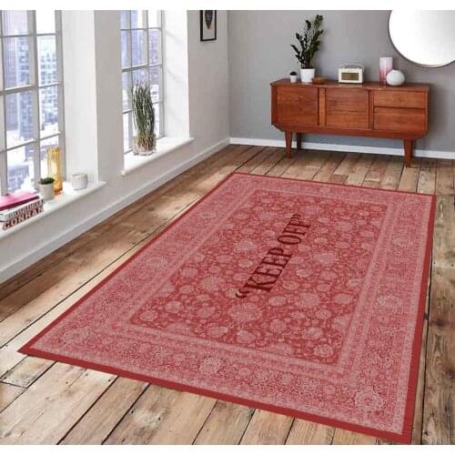 KEEP OFF 74 Classic Patterned Carpet , Fan Carpet Non Slip Floor Carpet,Teens Carpet,Area Rug