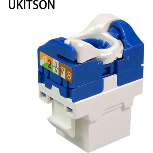 Rotate Wire Connection CAT6 RJ45 LAN Keystone Ethernet Module Jack Gigabit UTP Tool-free Ineternet Socket