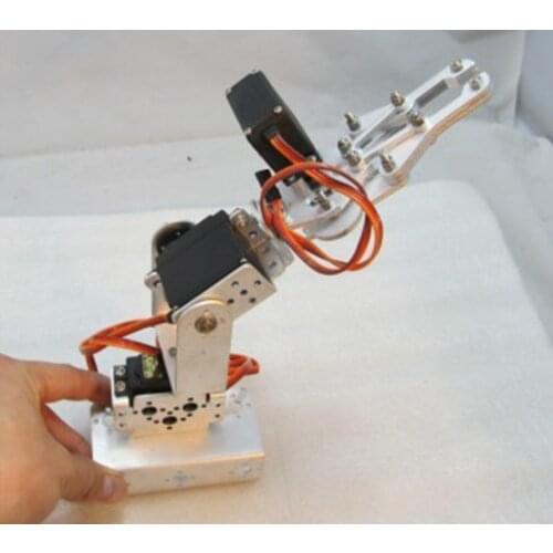 3 DOF Metal Mechanical Arm with G2 Gripper/Claw DIY Robot Model G2 Metal Mechanical Claw for RC Mechanical Arm Accessories