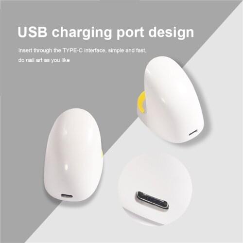 Mini Nail Art Egg Lamp Small Portable LED Nail Phototherapy Machine Single Lamp Nail Polish Drying Household Nail Tools