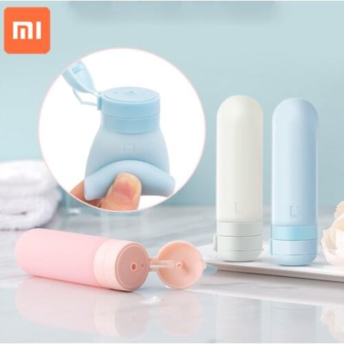 Xiaomi Jordanjudy Travel Bottle Set 50ml Shampoo Container ABS Detachable Accessories Portable Travel set Smart Silicone Bottle
