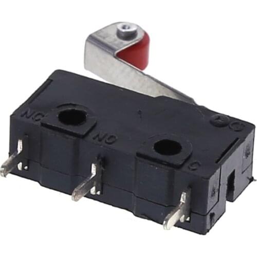 New Normally Open Roller Lever Arm Close Limit Switch Micro KW12-3 B2QB