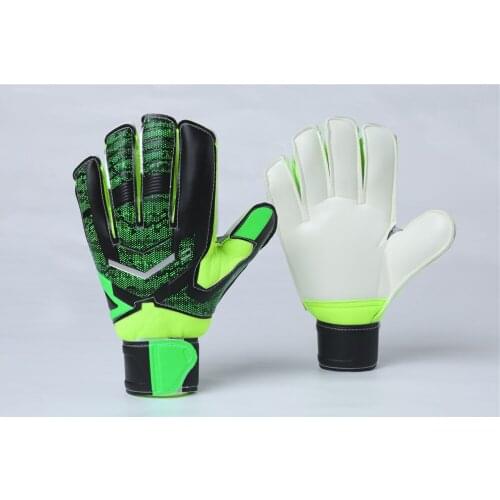 Professional Soccer Goalkeeper Gloves Anti-slip 5 Finger Protection Thicken Latex adult Men Goal Keeper De Futebol Goalie Gloves