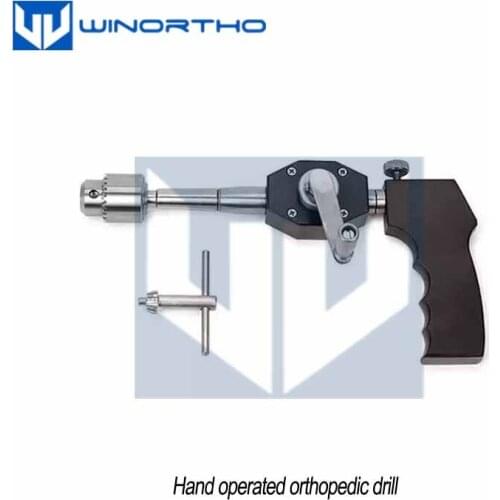 Hand operated orthopedic drill power drill bone saw instruments tools veterinary surgical Jacobs Chuck