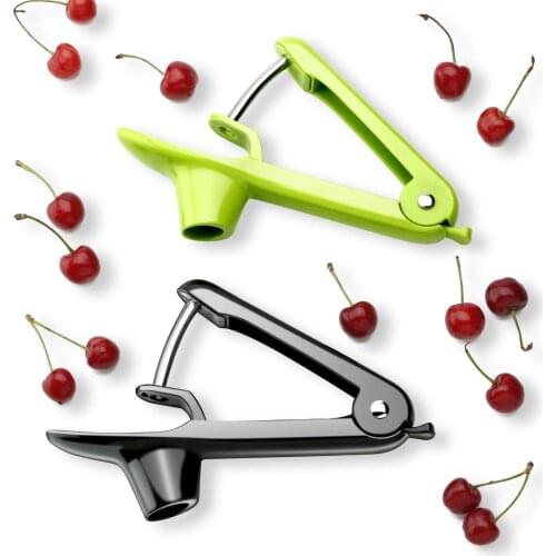 Handheld Cherry Olive Pitter Corer Stone Seed Removal Squeeze Grip Go Nuclear Device Fruit Core Remover Fruit Vegetable Tool