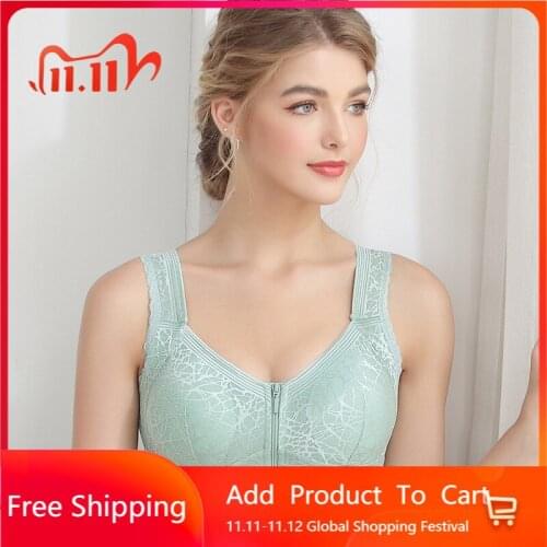 Sexy Push Up Vest Bra Women lace Seamless Underwear Soft Comfortable Sleep Top With Chest Padded Plus Size Bras For Women