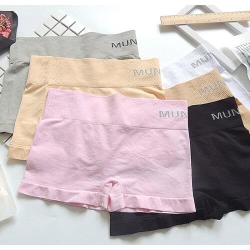 Safety Panties Cotton Seamless Skin-Friendly Bodyshaper Women Short Panties Ladies Solid Briefs High-quality Intimates Underwear