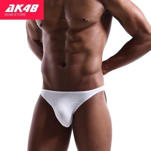BOBTXS 4pcs/Lot Mens Underwear thin mens Underpants U convex design men low waist briefs modal tight narrow edge Sexy Bikini