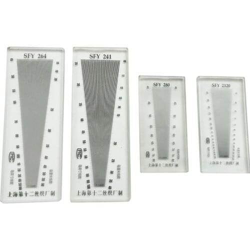 Weft Mirror Fabric Densimeter Screen Density Fabric Density Mirror Fabric Density Scale Warp Density Mirror Fabric Glass