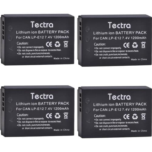 LP-E12 LP E12 Batteries for Canon SX70 HS,Rebel SL1,EOS-M,EOS M2, EOS M10,EOS M50,EOS M100,EOS M200 Mirrorless Digital Cameras