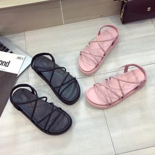 Womens shoes summer comfortable fashionable sandals foam sole Non-slip Wear-resisting 4cm thick sole shoehy