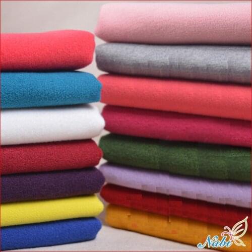 Cashmere Cloth Pure Color Imitation Wool Clothing DIY Winter Coat Fabric Wide,thickening Double-sided Wool 1.5m Brocade Fabric