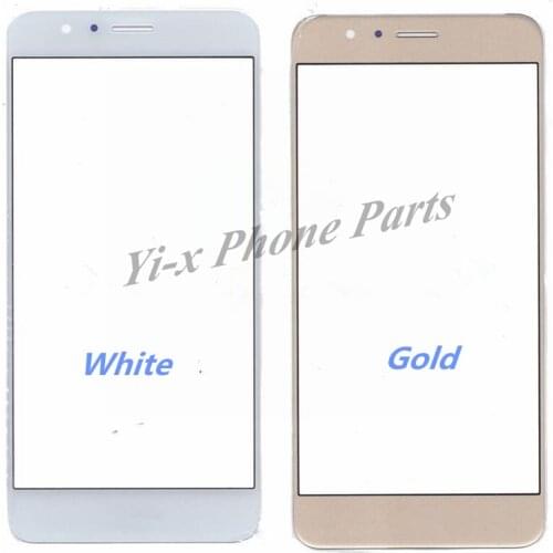 1pcs High Quality New Front outer glass lens Replacement For Huawei Honor 8 Touch Screen Panel