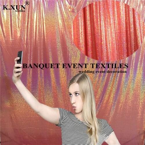 5FT*6FT Laser Pink Iridescent Sequin Backdrop,Party Wedding Photo Booth Backdrop Decoration,Sequin curtains,Drape,Sequin