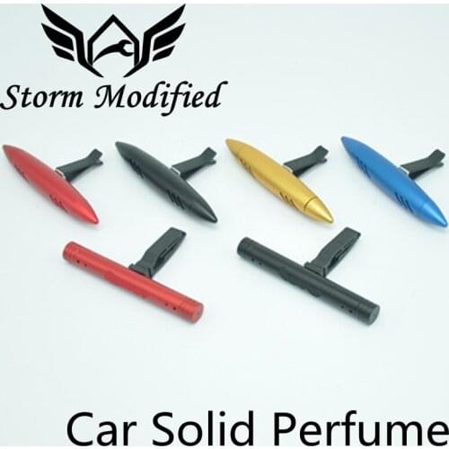 Car Solid Perfume Air Freshener Car air conditioner vent Original Fragrance Orange Fragrance Scent Automobile Accessories