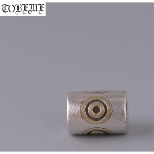 925 Silver Tibetan Beads Vintage 925 Sterling Jewelry Beads Silver DIY Jewelry Findings Bracelet Beads