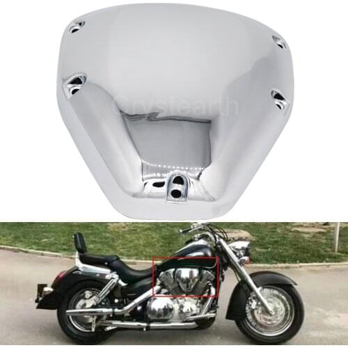 Chrome Motorcycle Air Filter Cover Cap Air Cleaner Intake Case Cover For Honda VTX1300 VTX1800 VTX 1300 1800 2003-2008 05 06 07