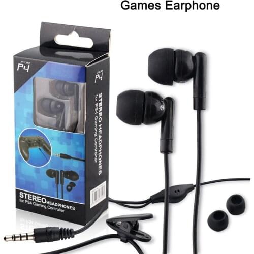Gaming Earphones Wire Headset With Mic New 3.5MM In-Ear Stereo Earbuds Wire Headphones For PS4