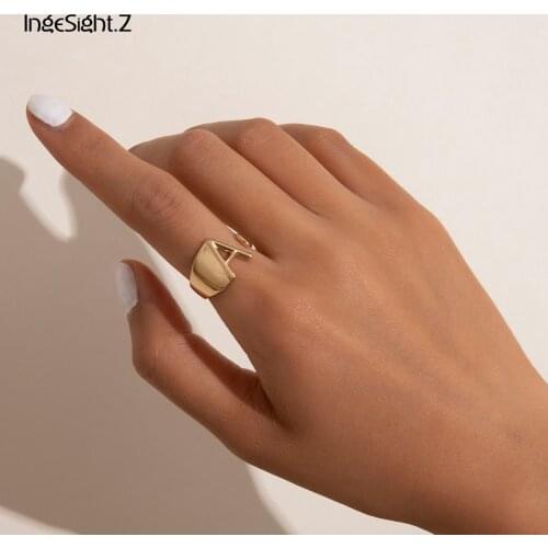 IngeSight.Z Women's Gold Rings