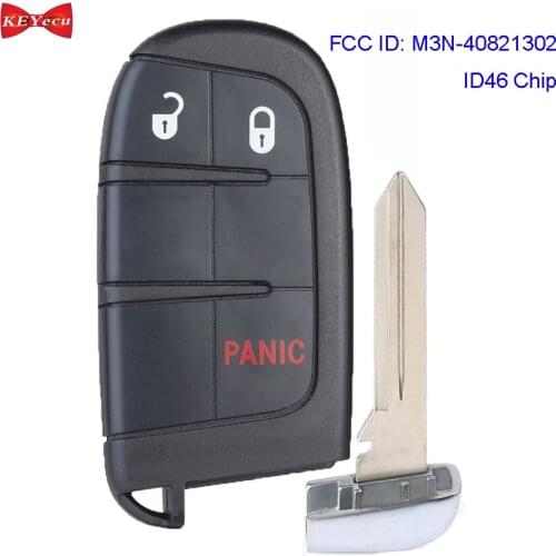 KEYECU for Dodge Durango 2012 2013 2014 2015 2016 2017 2018 2019 Remote Car Key Fob M3N-40821302 433MHz
