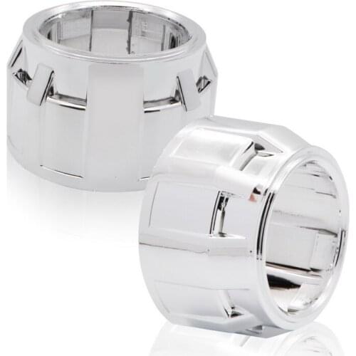 2.5Inch Crown Mask Shroud for Car HID Bixenon Headlight Projector Lens H1 H7 H4 Shrouds Not Include Angel Eyes and Lens