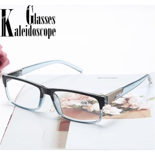 Fashion Square Reading Glasses Women Men Hyperopia Eyeglasses Computer Reader Presbyopia Glasses Plus +1.0 1.5 2.0 3.0 3.5 4.0