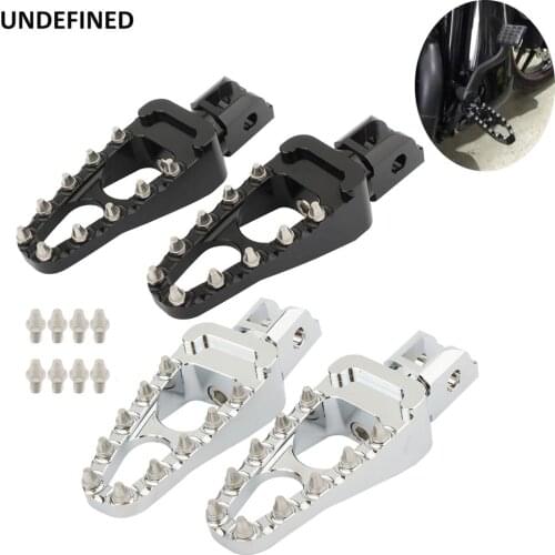 Motorcycle MX Offroad Foot Pegs Driver Passenger Footpegs Rest Pedals For Harley Softail Fat Bob Breakout Street Bob 2018-2020