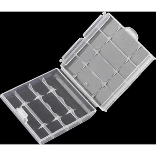 New Hard Plastic Case Cover Holder for AA / AAA Battery Storage Box Digital hot