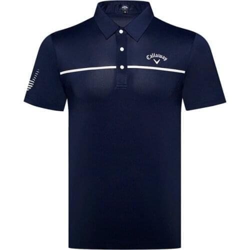 Golf Clothing Mens Short-Sleeved T-Shirt POLO Shirt Quick-Drying Breathable Sweat-Absorbent Top
