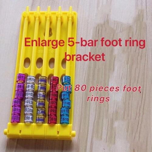 Plastic Pigeon Parrot Foot Ring Holder Bird Training Articles Leg Ring Stand Band Rack Bird Accessories