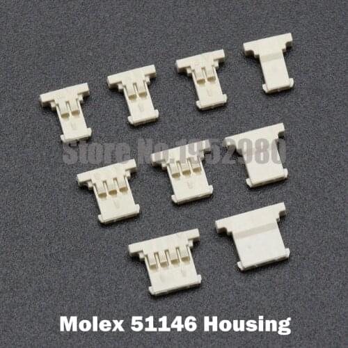 100PCS 1.25mm Housing Molex 51146 Connector 2/3/4/5/6/7/8/9/10/11/12P