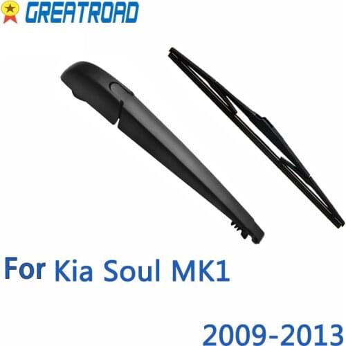 Wiper 11" Rear Wiper Blade & Arm Set Kit For Kia Soul MK1 2009-2013 2010 2011 2012 Windshield Windscreen 2017 2016 2015