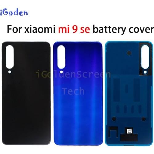 For Xiaomi Mi 9 SE Glass Battery Back Cover Rear Housing Door for Xiaomi Mi 9 SE Glass Back Cover Repair Spare Parts mi9se back